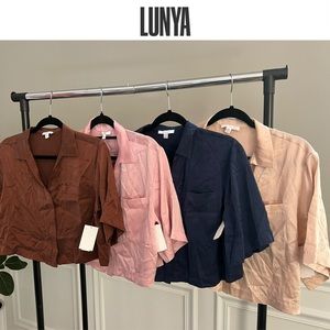 Lunya Washable Silk Cropped Top